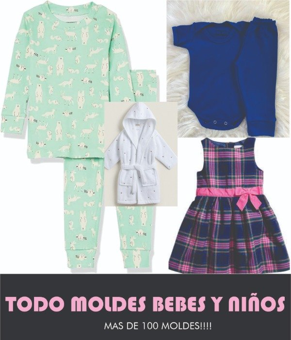Producto - TODO MOLDES DE BEBES Y NIÑOS