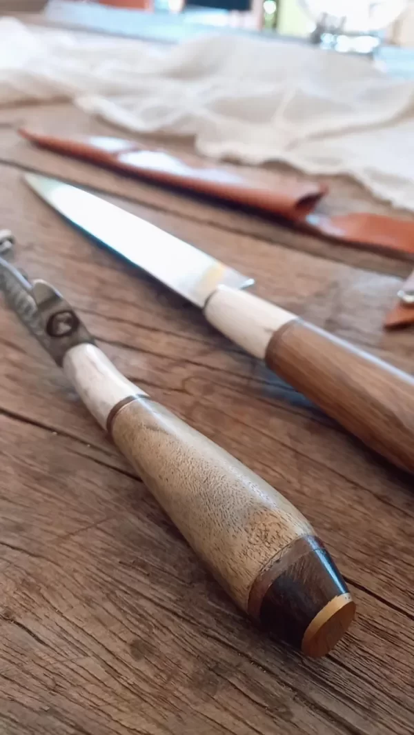 Producto - cuchillo con tenedor resorte - 2