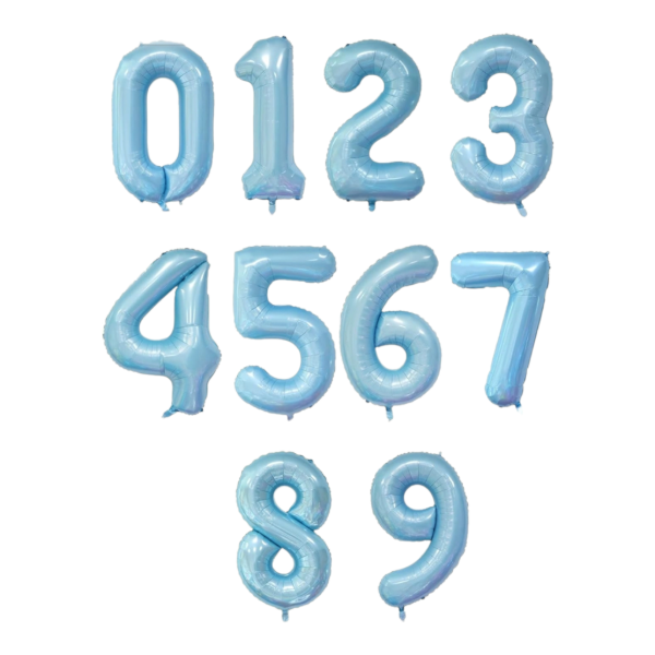 Producto - GLOBO METALIZADO CELESTE 32 PULGADAS (80CM) APTO HELIO