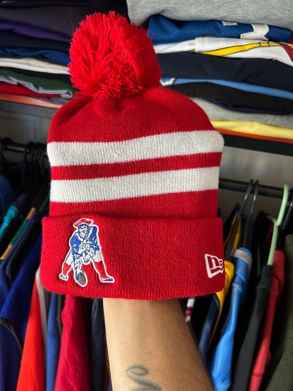 Producto - gorro de lana New Era de los New England Patriots