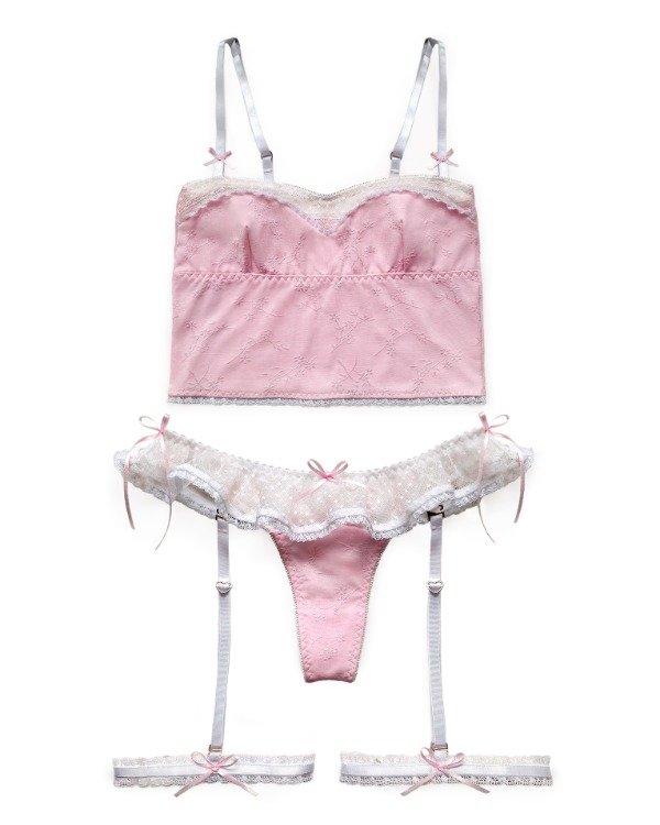 Producto - Conjunto Lace Petal con ligas