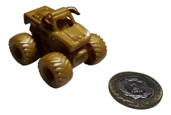 Producto - Monster Jam Raros El Toro Loco Miniauto Bolsa Sorpresa Abierta 4 Cm Largo