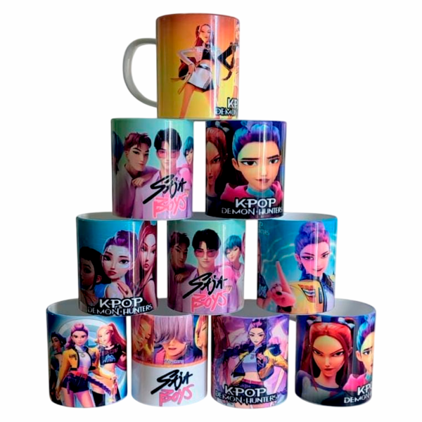 Producto - TAZAS POLIMERO GUERRERAS KPOP X 12 UNIDADES