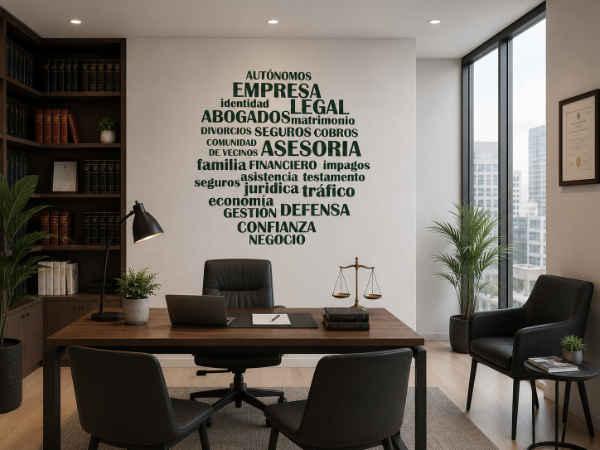 Producto - Vinilo Oficina ESTUDIO JURIDICO PALABRAS
