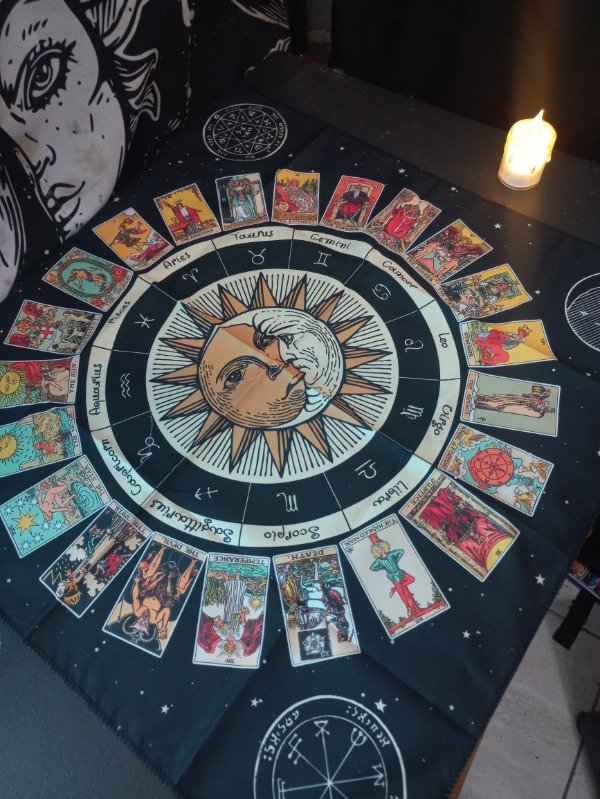 Producto - Paño de Tarot Arcanos Rider