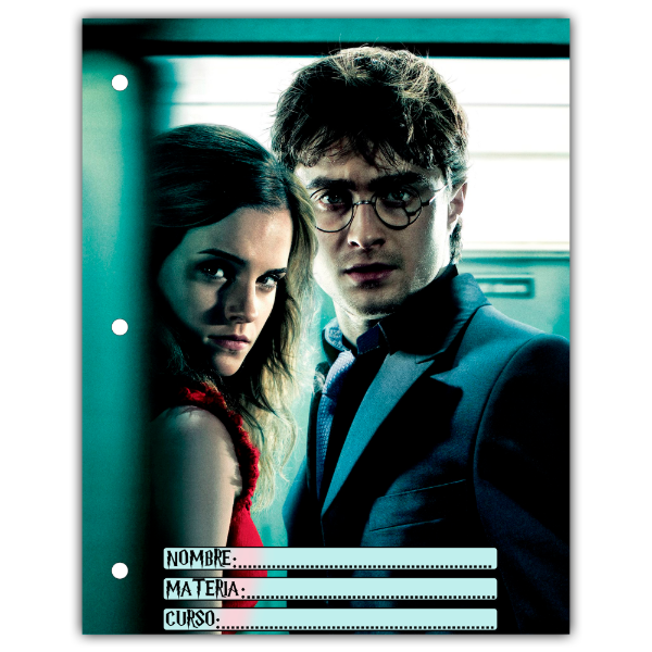 Producto - Carátula Separadores N3 Harry Potter Diseño 12