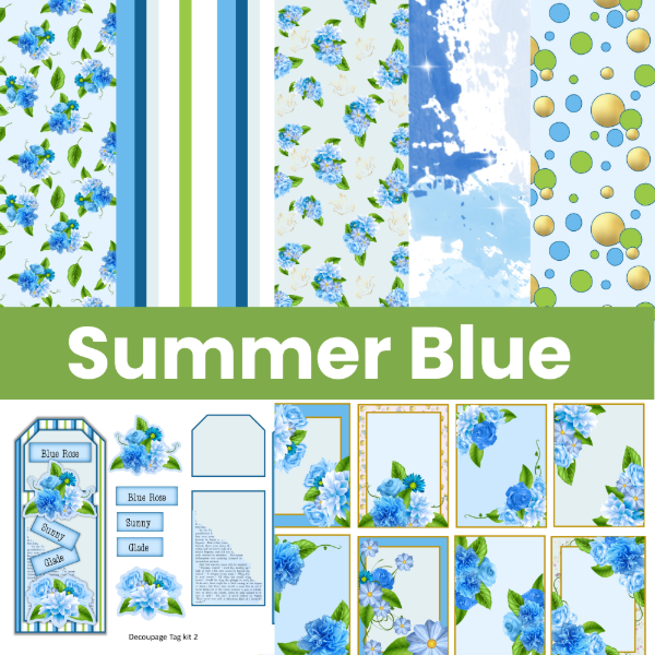 Producto - Summer Blue - Scrapbook y journaling - SC84