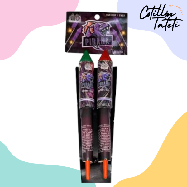 Producto - CAÑA VOLADORA PIRAÑA  - 2 unidades