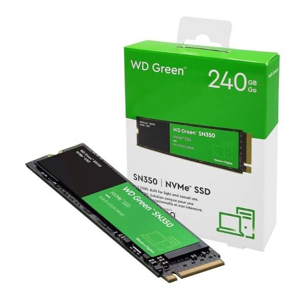 Producto - Disco Solido M.2 NVMe WD 240GB Green SN350