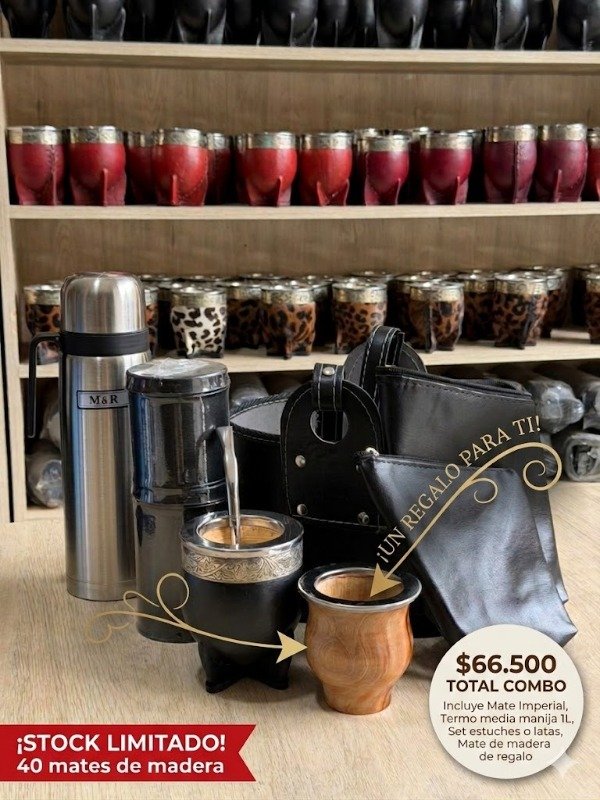 Producto - SET MATERO IMPERIAL CON TERMO MEDIA MANIJA 1LT