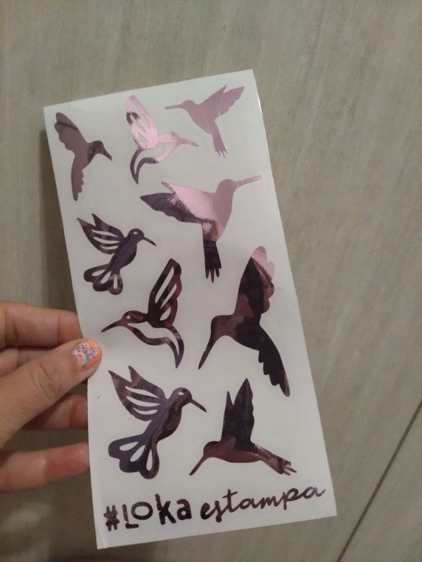 Producto - Vinilo de Corte 10x20cm L-C Colibrí