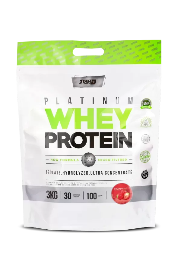 Producto - Platinum Whey Protein 3Kg - Star Nutrition