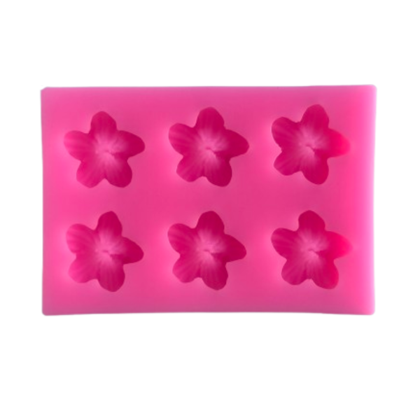 Producto - Molde silicona flores tropical x6
