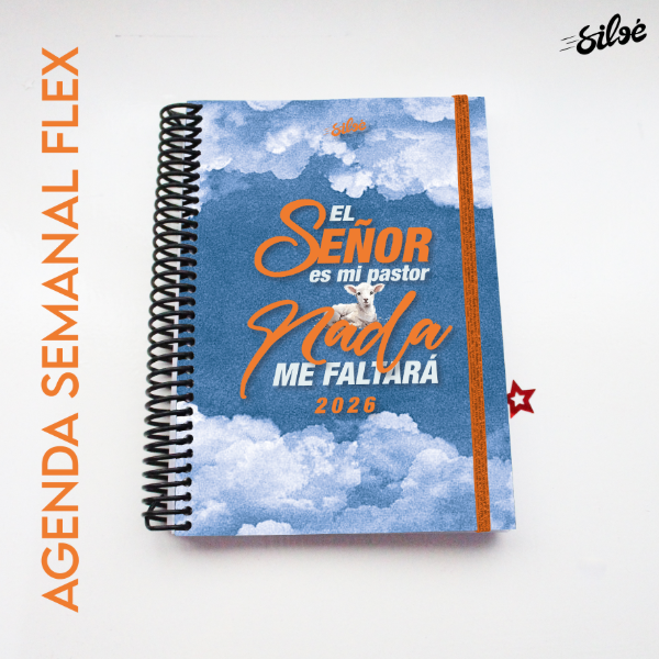 Producto - AGENDA SEMANAL FLEX - Nada me faltará