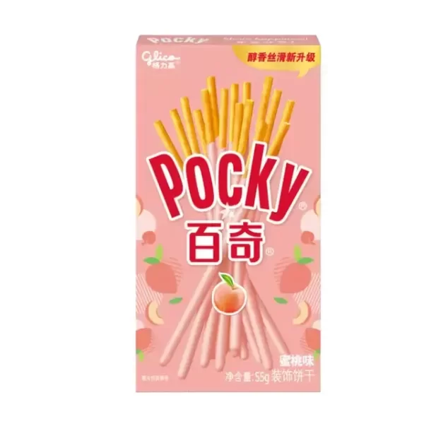 Producto - POCKY PALITOS SABOR DURAZNO 55 GR.
