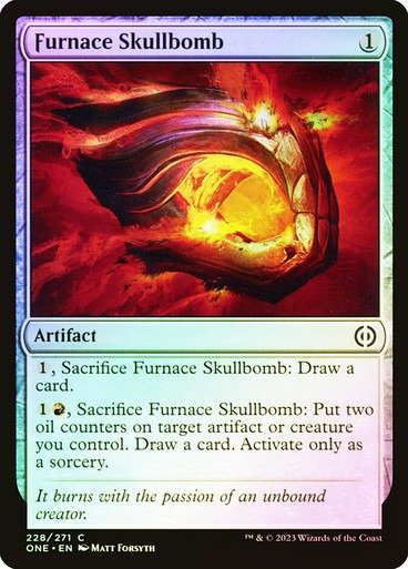 Producto - Furnace Skullbomb Foil  Phyrexia: All Will Be One