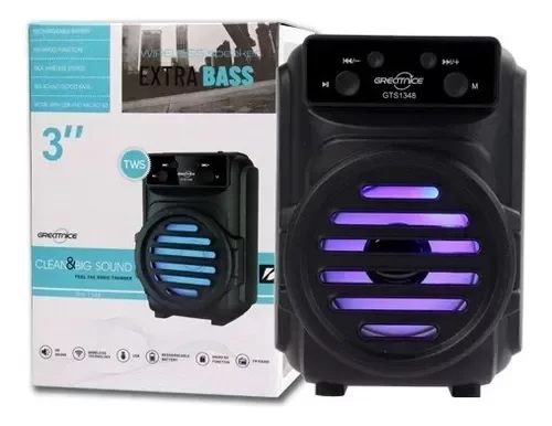 Producto - Parlante Portátil Bluetooth GTS1347