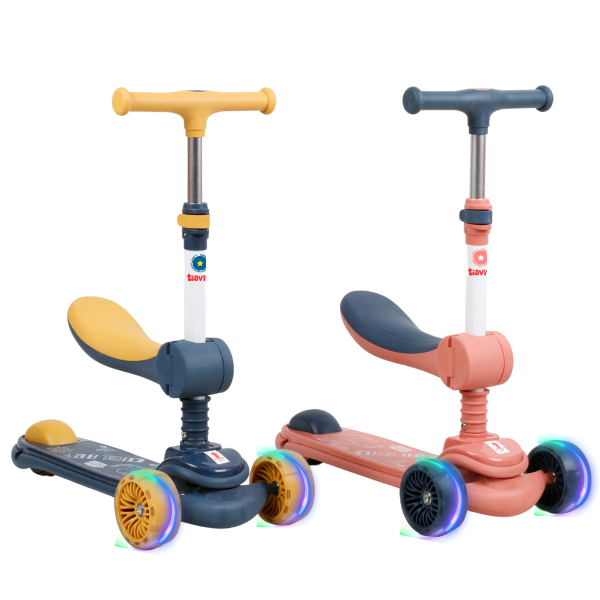 Producto - LU-1004A MONOPATIN CON ASIENTO. PLEGABLE Y con LUCES