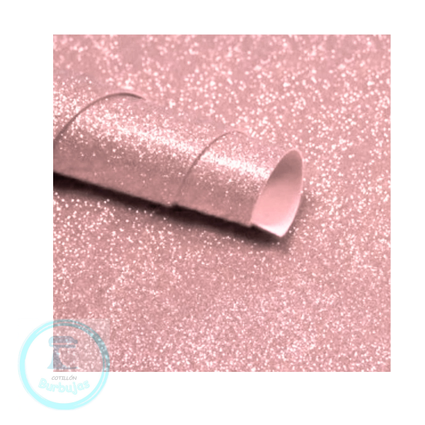 Producto - Goma Eva Brillosa Rosa Gold x1