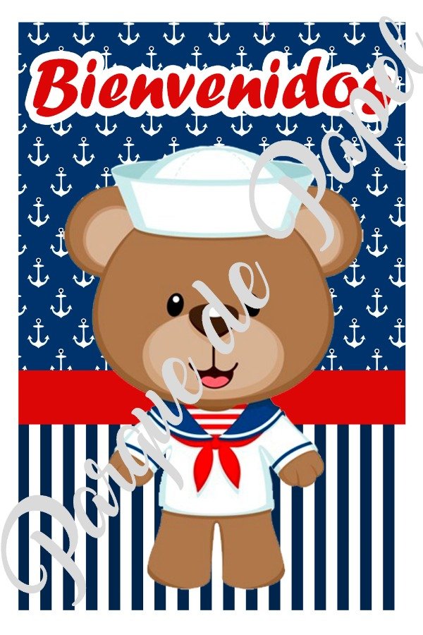 Producto - Cartel Bienvenidos Marinero