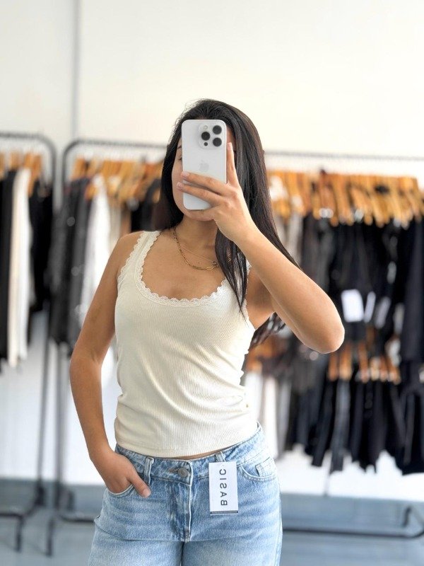 Producto - Musculosa Elara crema - 0