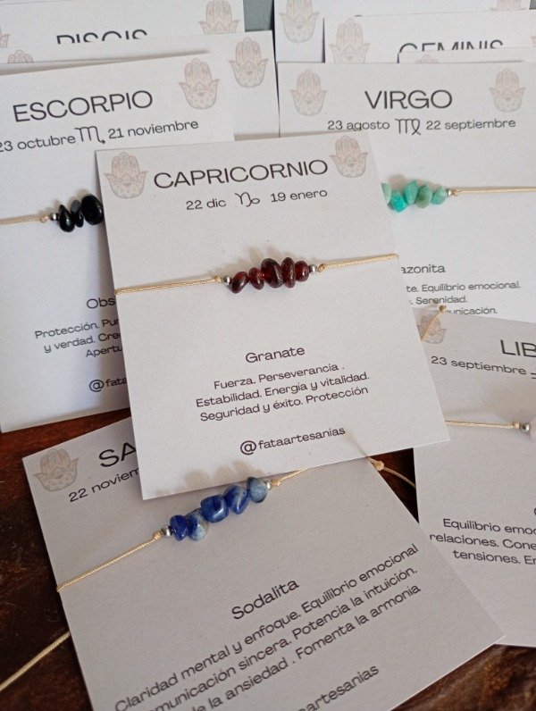 Producto - Pulseras del zodiaco modelo 2 - 1