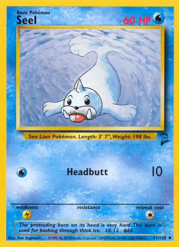 Producto - Seel (61/130) [Base Set 2]