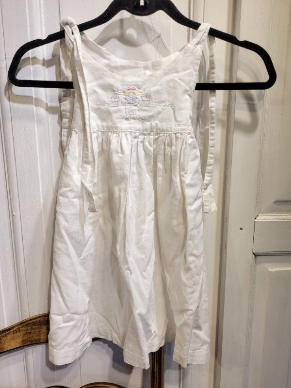 Producto - Vestido CONIGLIO blanco lino Talle 4 años - PRECIO: 10X