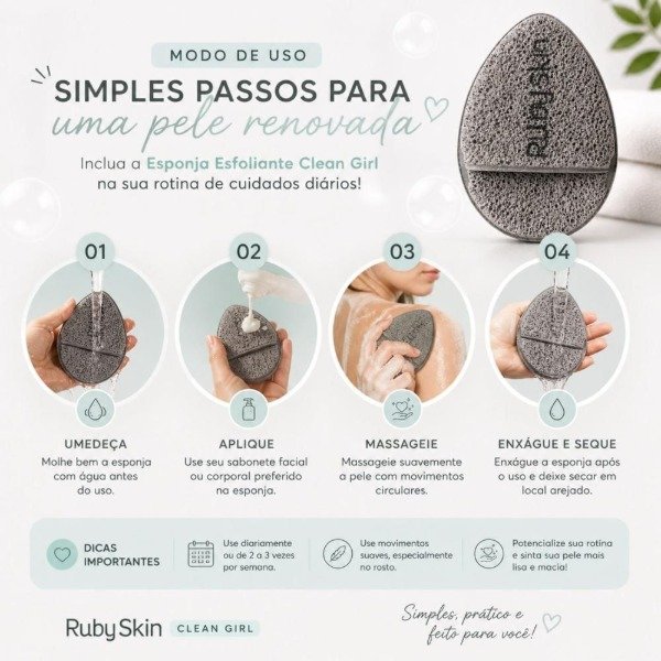 Producto - Esponja exfoliante cara o cuerpo - Ruby Rose - 3