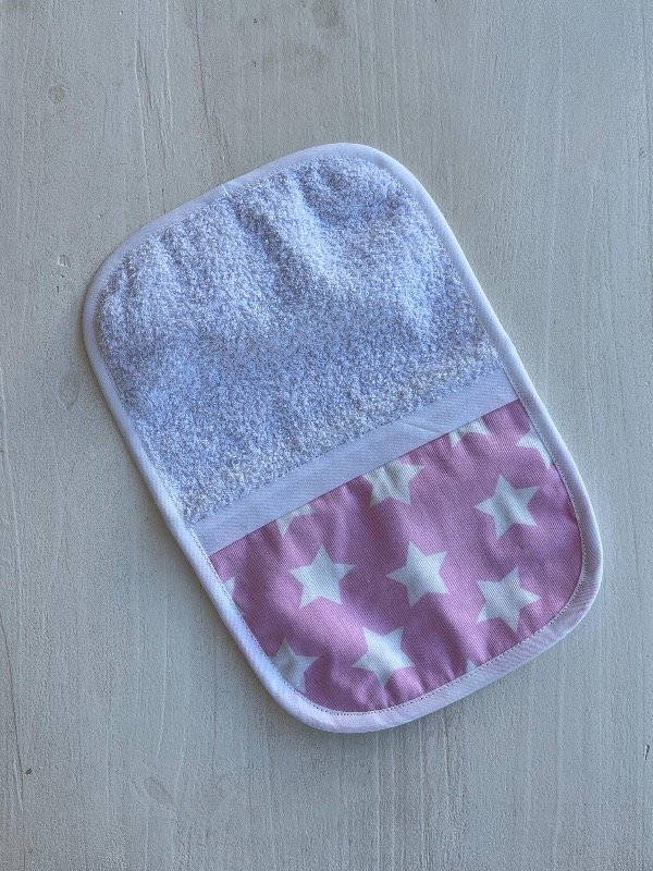 Producto - Babita de toalla - Estrellas rosas