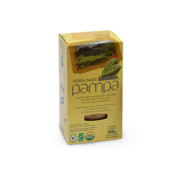 Producto - Yerba Mate Orgánica Pampa 1/2 Kg. Sabor Bien Suave Y Rica