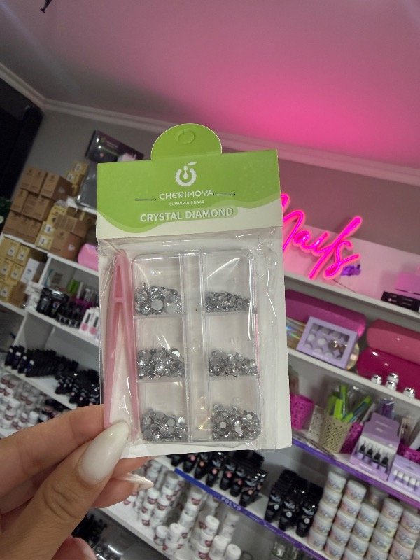 Producto - Strass varias medidas con pinza plateado