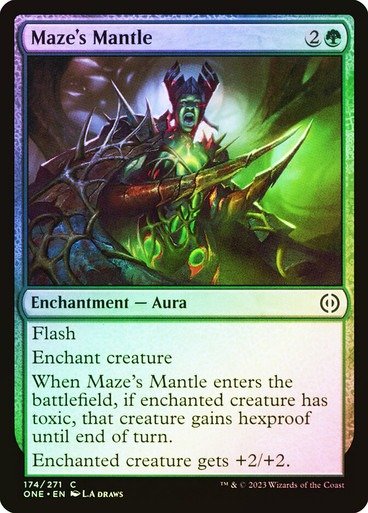 Producto - Maze's Mantle Foil  Phyrexia: All Will Be One