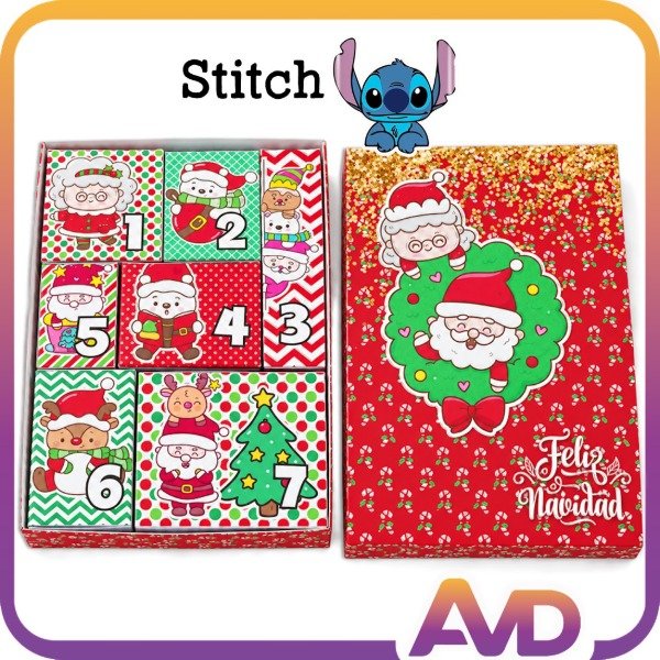 Producto - Calendario de Adviento 7 Días Personalizado  7 Sorpresas Temáticas - 4