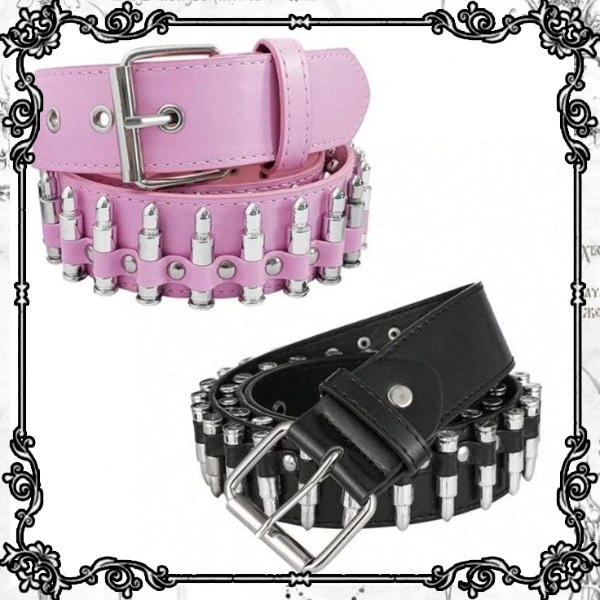 Producto - Cinto rosa balas Y2k