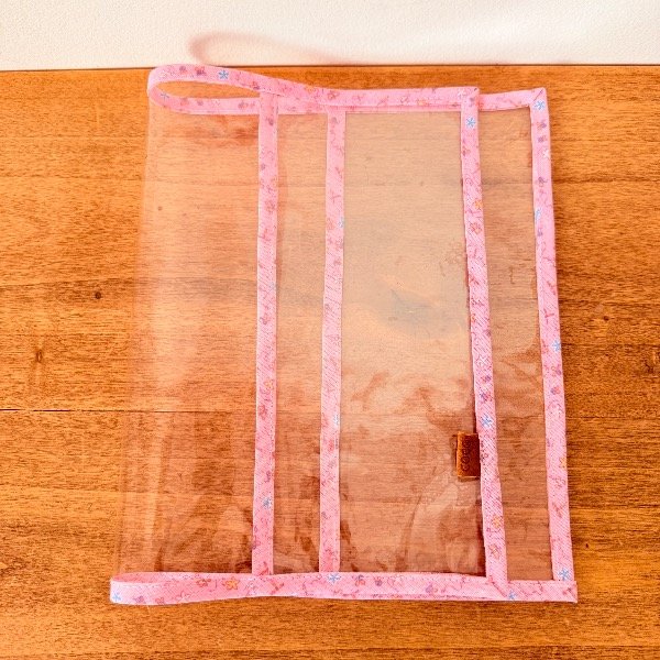 Producto - FUNDA para CUADERNO con tapa de 19,5cm x 24,5cm ROSA DIBUJITOS