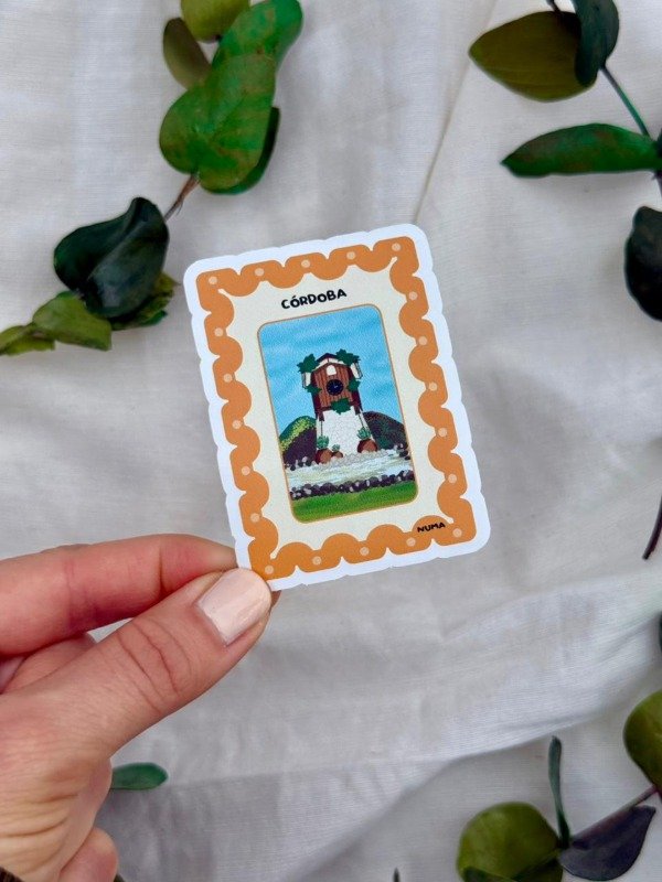 Producto - Sticker vinilo estampita CÓRDOBA