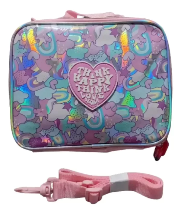 Producto - Skora Lunchera Escolar Think Happy Love Unicornio