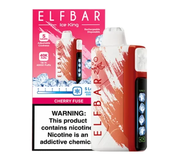 Producto - Cherry Fuse - ELFBAR ICE KING - 40.000 Puffs