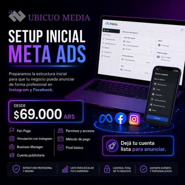 Producto - Setup Inicial Meta Ads