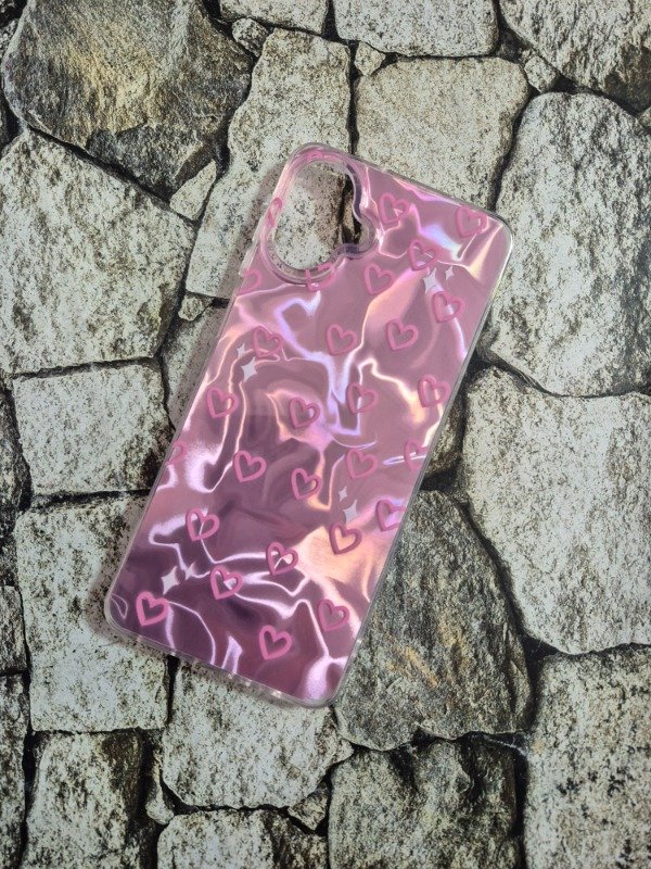 Producto - Funda rígida Holo Samsung A07 rosa
