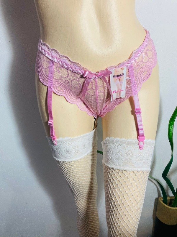 Producto - Vedetina con portaliga rosa