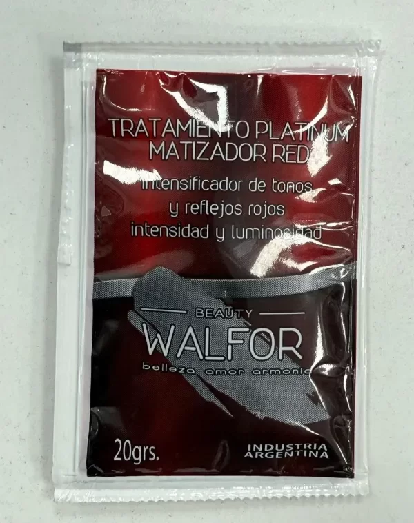 Producto - TRATAMIENTO PLATINUM MATIZADOR RED 20G