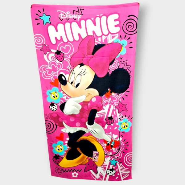 Producto - Toallón Infantil 140x70cm Minie Mouse