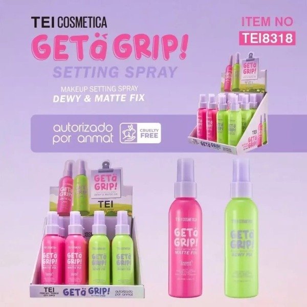 Producto - FIJADOR DE MAQUILLAJE GET a GRIP! DE TEI