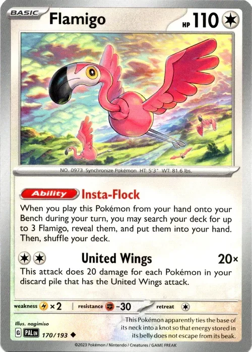 Producto - Flamigo - 170/193 - Paldea Evolved