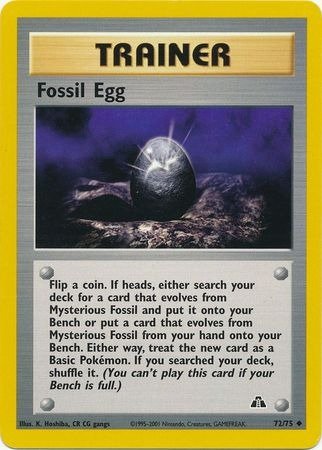 Producto - Fossil Egg (72/75) [Neo Discovery Unlimited]