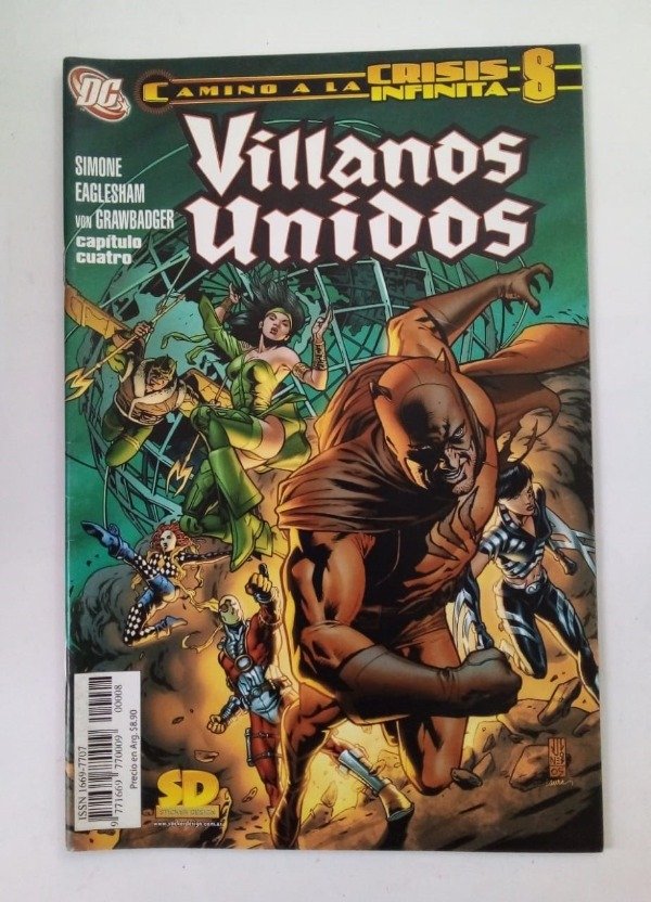 Producto - Camino a la Crisis Infinita #8 Villanos unidos - Simone - SD DC Comics