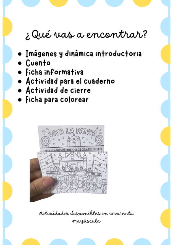Producto - Plan de clase "25 de Mayo" - 1