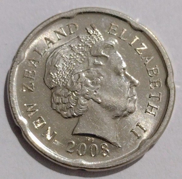 Producto - Nueva Zelanda 20 centavos 2008 - 1